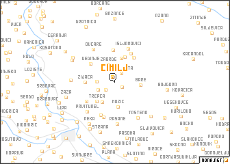 map of Cimilj