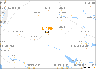 map of Cîmpia