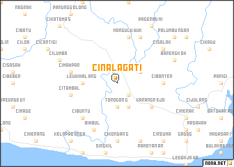 map of Cinalagati