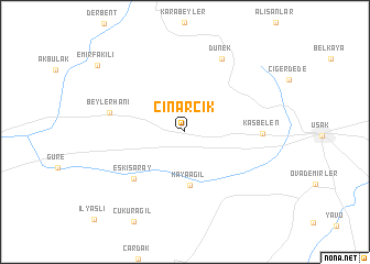 map of Çınarcık