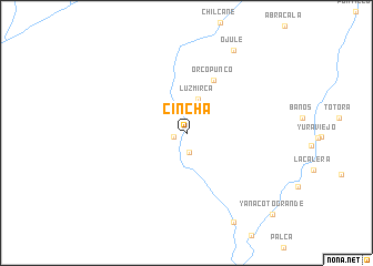 map of Cincha