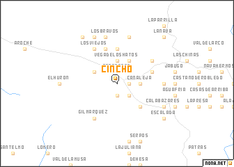 map of Cincho