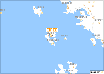 map of Cinco