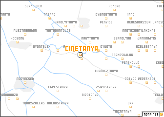 map of Cinetanya