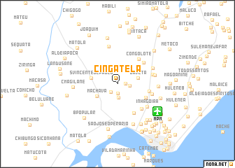 map of Cingatela