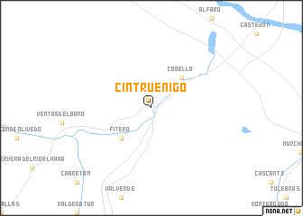 map of Cintruénigo
