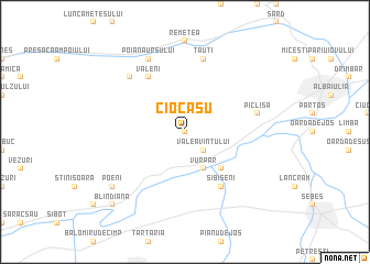 map of Ciocaşu