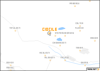 map of Ciocile