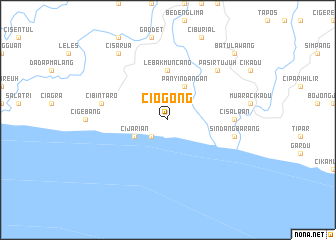 map of Ciogong