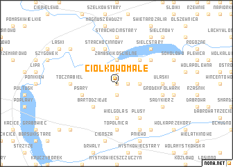 map of Ciołkowo Małe