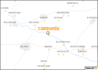 map of Cioroiu Nou