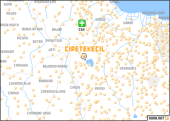 map of Cipete-kecil