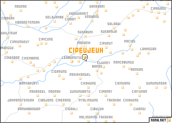map of Cipeujeuh