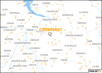 map of Cipeundeuy