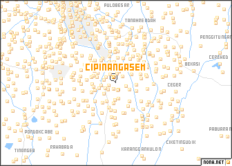 map of Cipinangasem