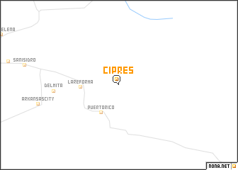 map of Cipres