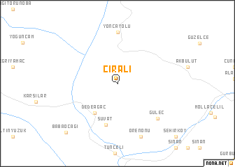 map of Çıralı