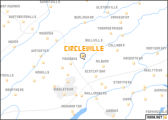 map of Circleville