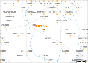 map of Cireşanu