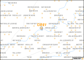 map of Cirey