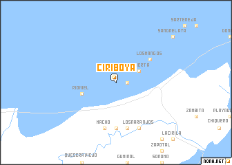 map of Ciriboya