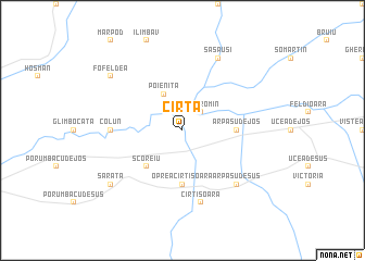 map of Cîrţa