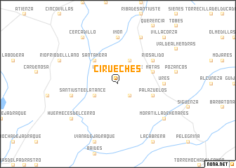 map of Cirueches