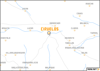 map of Ciruelos