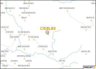 map of Cisalak