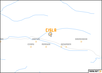 map of Cisla