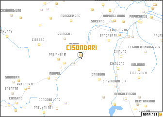 map of Cisondari