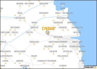 map of Cisowa