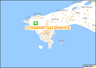 map of Cité du Port de Commerce