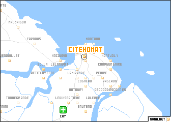 map of Cité Homat