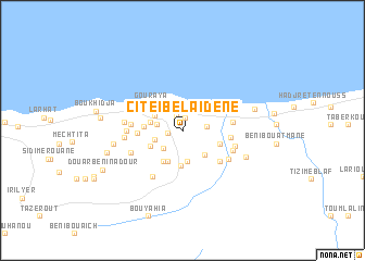 map of Cité Ibelaidene