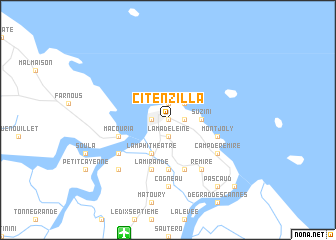 map of Cité Nzilla