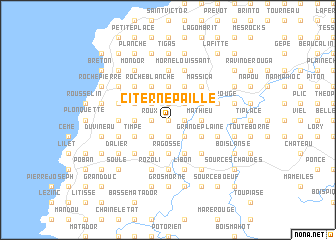 map of Citerne Paille