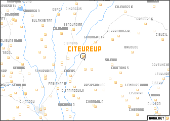 map of Citeureup