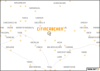 map of Citincabchén