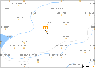 map of Çitli