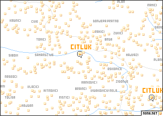 map of Čitluk