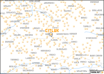 map of Čitluk