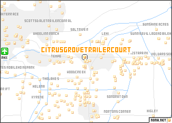 map of Citrus Grove Trailer Court