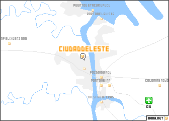 map of Ciudad del Este