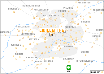 map of Civic Centre