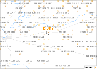 map of Civry