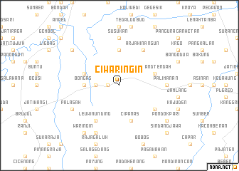 map of Ciwaringin