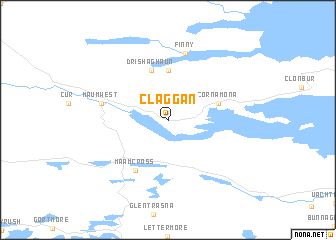 map of Claggan