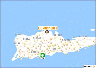 map of Clairmont