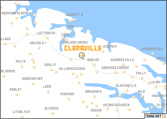 map of Claraville